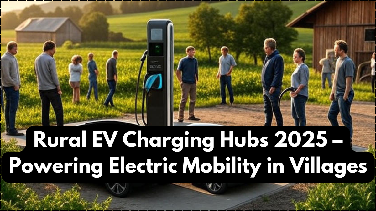 Rural EV Charging Hubs 2025 – Powering Electric Mobility in Villages