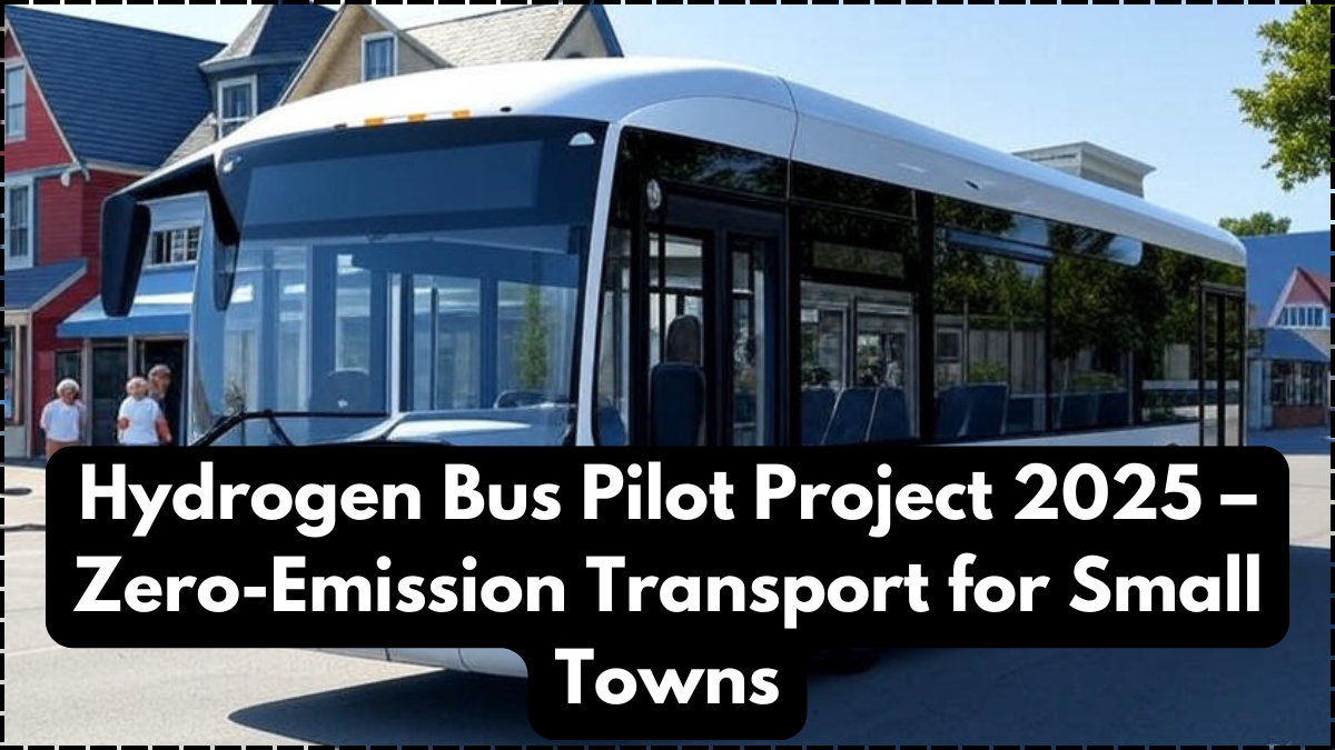 Hydrogen Bus Pilot Project 2025 – Zero-Emission Transport for Small Towns