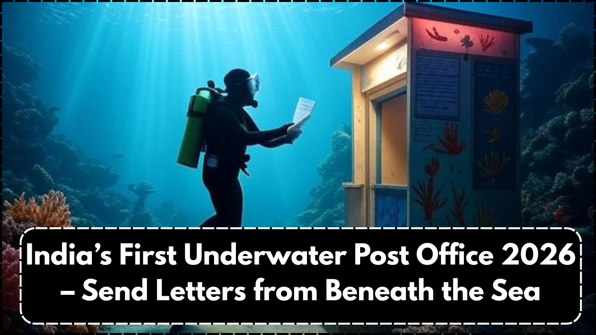 India’s First Underwater Post Office 2026 – Send Letters from Beneath the Sea