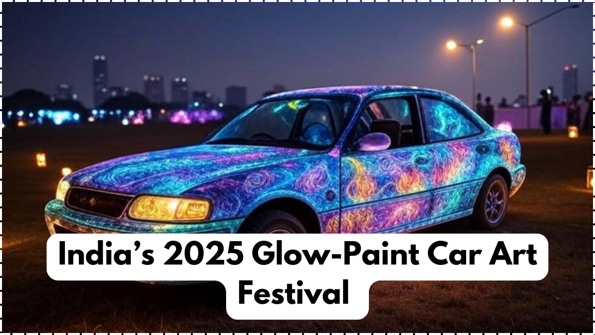 India’s 2025 Glow-Paint Car Art Festival – Luminous Designs After Sunset